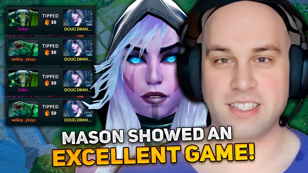 MASON SHOWED AN EXCELLENT GAME on DROW RANGER CARRY!