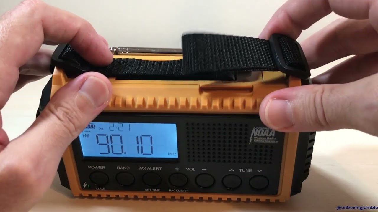 Метеорологическое радио Raynic 5000 (солнечная энергия, ручная рукоятка, AM/FM/SW/NOAA Weather)