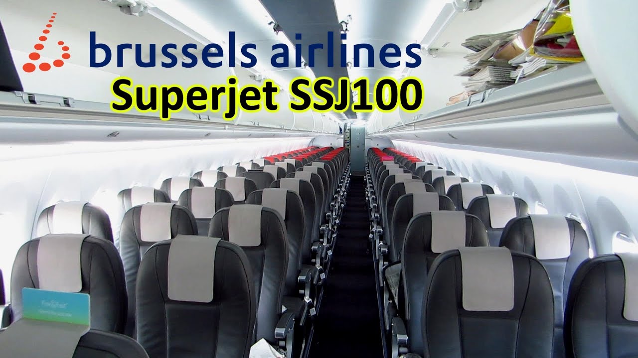 TRIP REPORT | Brussels Airlines SSJ100 | Berlin TXL to Brussels | Economy Class [Full HD]