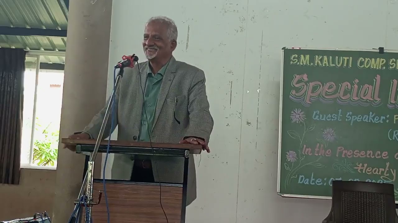 Professor Sundar Raj Aras, Retired Registrar, Bengaluru University