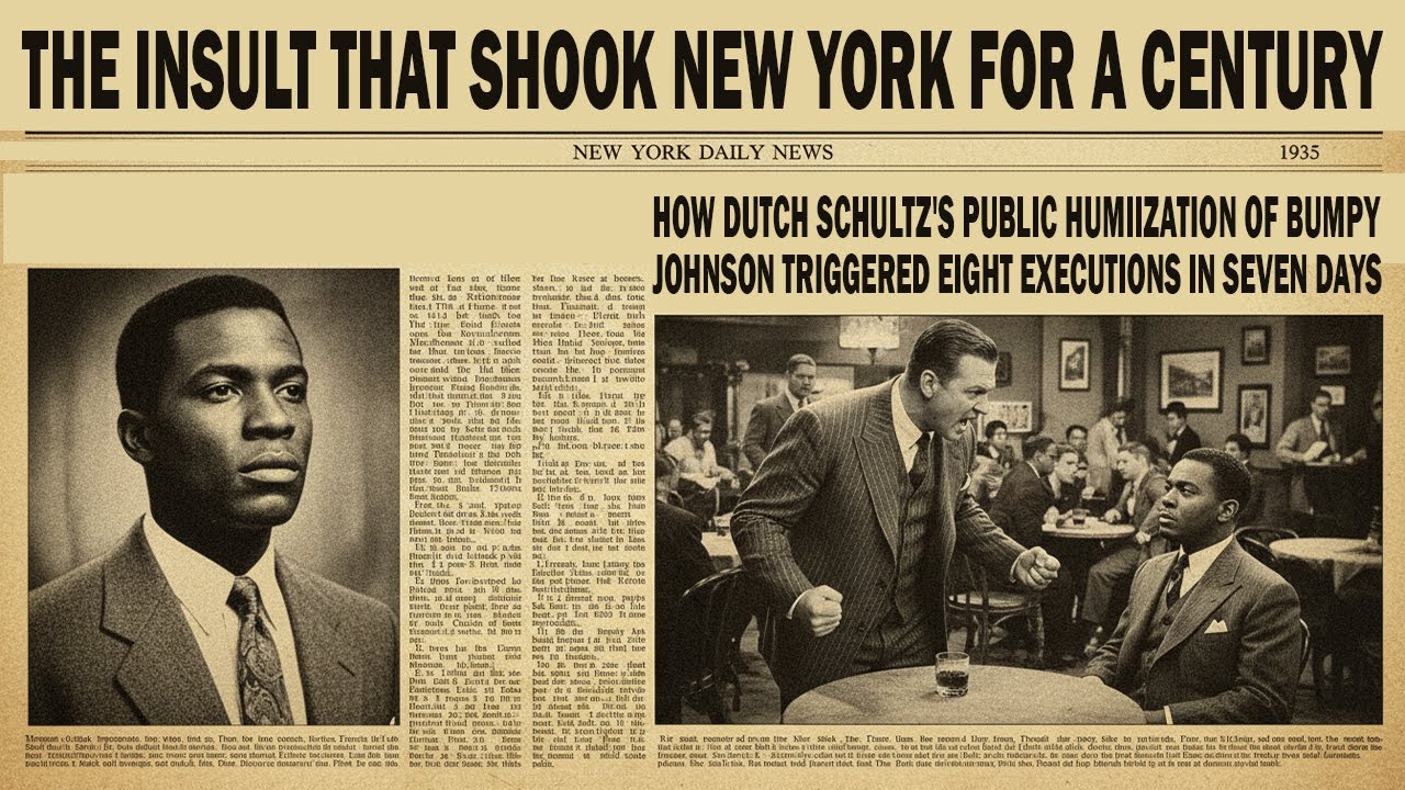 Noticias de 1935: El insulto racial de Dutch Schultz a Bumpy Johnson 8 hombres muertos en una semana