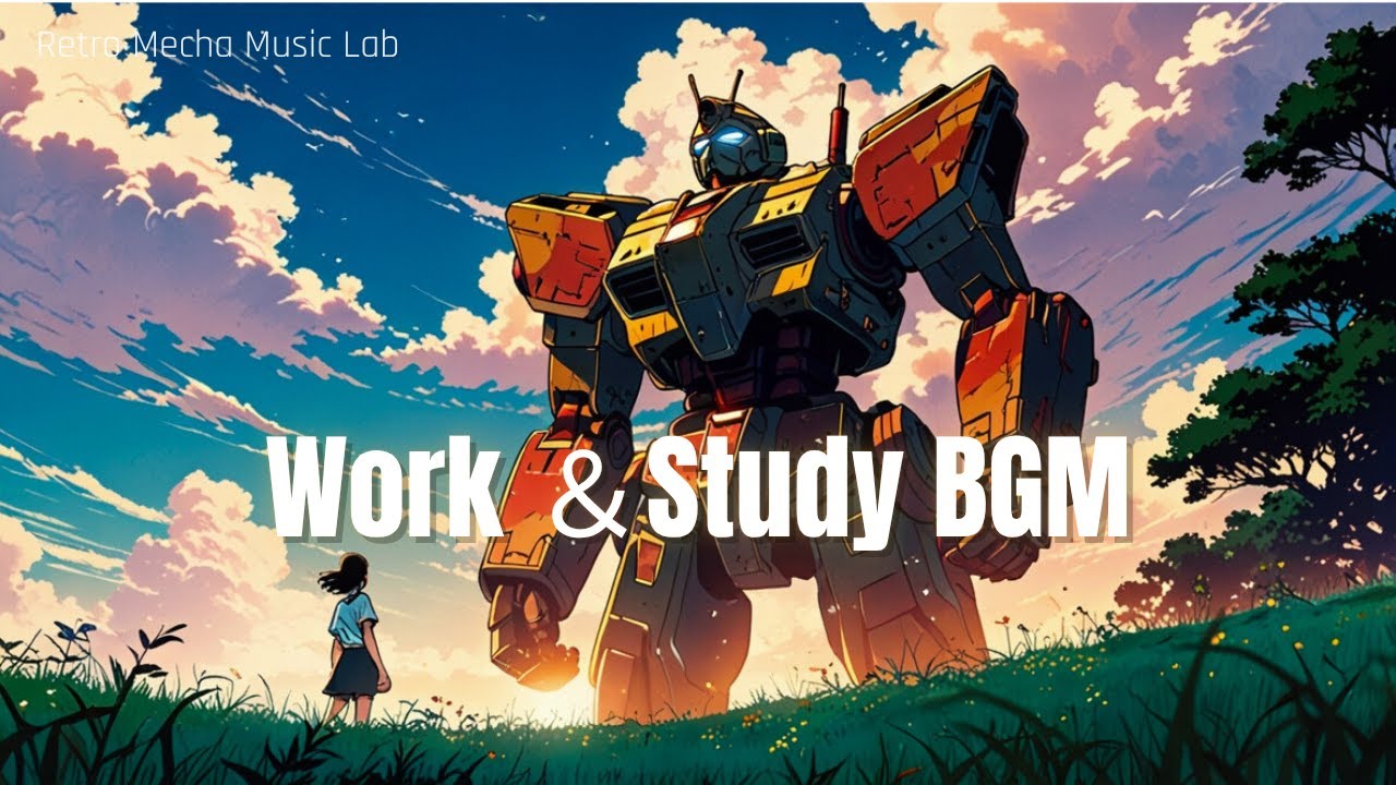 Work & Study BGM | 70s Japanese mecha anime–style Theme | UpliftingBGM