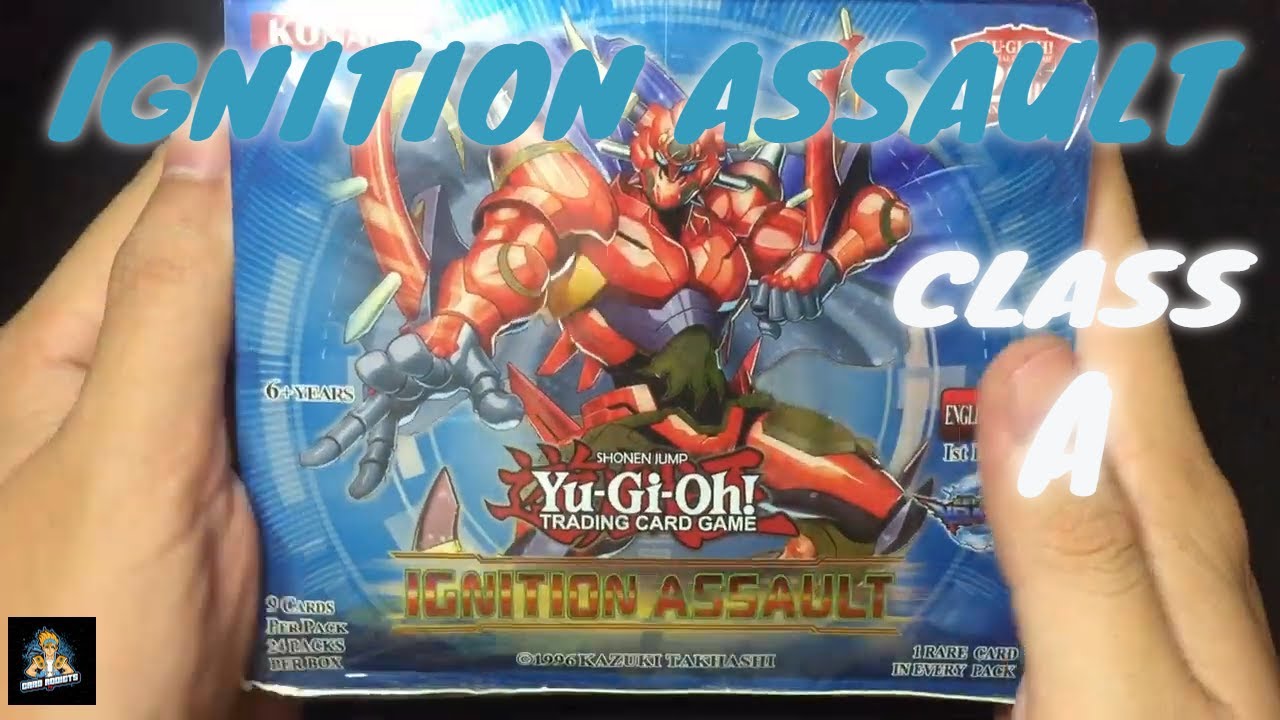 (IGNITION ASSAULT BLUE) Yugi-oh Unboxing Class A Cards (Fake BOOSTER BOX)