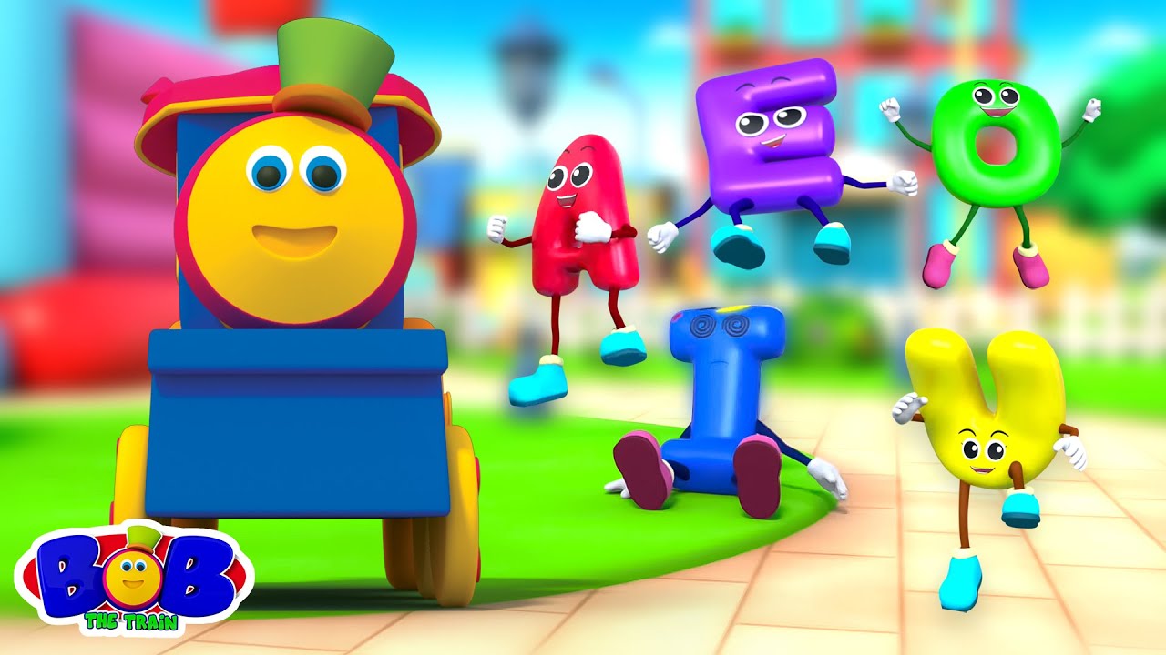 Năm bảng chữ cái nhỏ và nhiều vần điệu hơn của Bob The Train