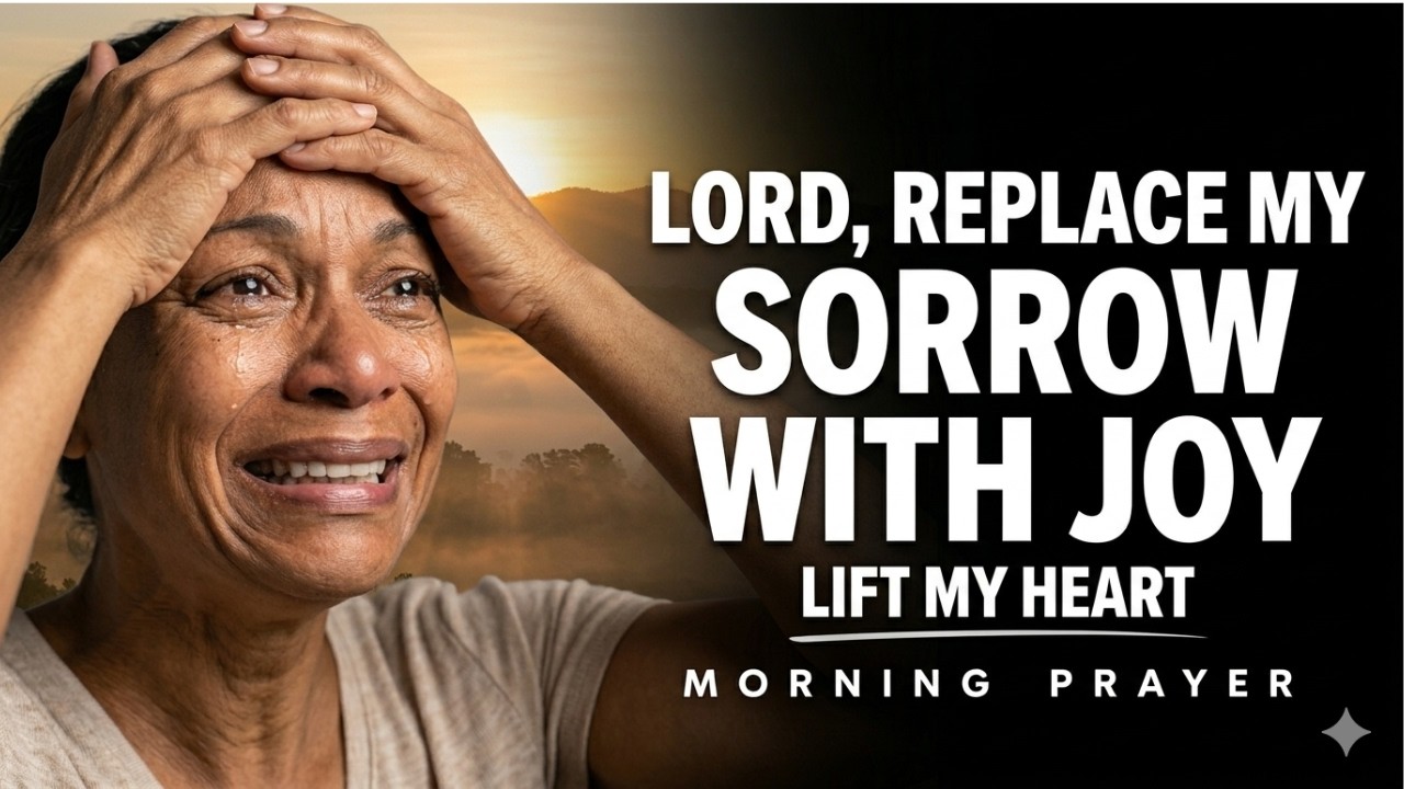 LORD LIFT MY HEART AND REPLACE MY SORROW WITH JOY TODAY