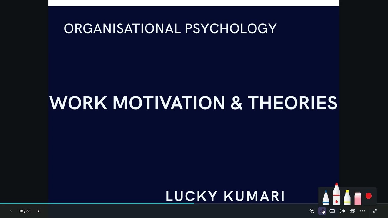 WORK MOTIVATION & THEORIES | Organisational Psychology| Psychology Entrances| Mind Review