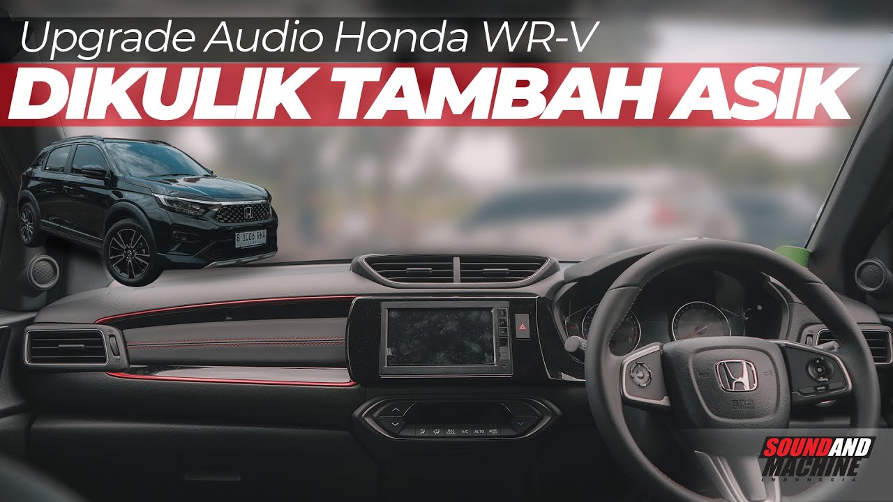 Honda WR-V RS 2023 Upgrade Audio Harian di Power Audioworkshop Jakarta