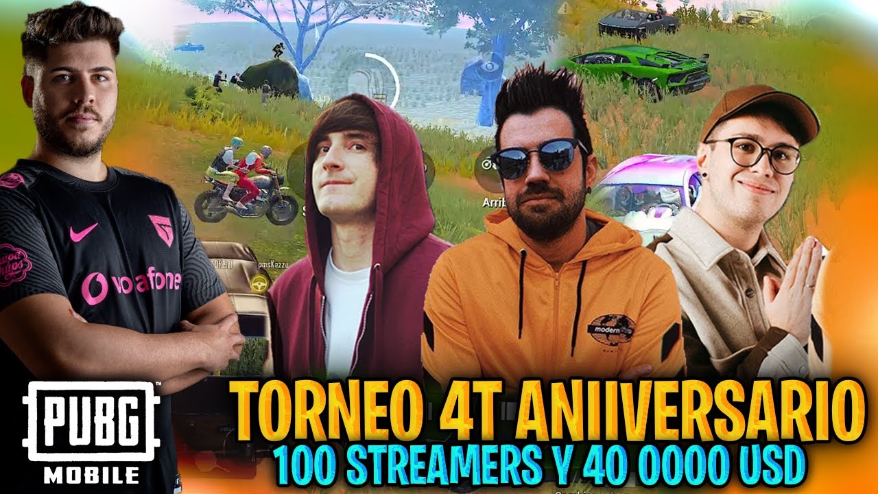 ¡TORNEO DE STREAMERS PUBG MOBILE! PARTIDA SOLO MELEE HOST AURONPLAY LUZU Y JUANGUARNIZO