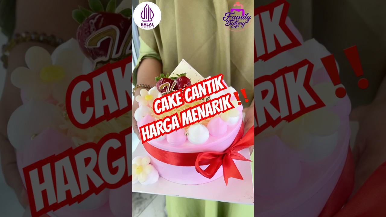 Cuma 85K kamu sudah mendapatkan cake secantik ini❤️ yuk ke Family Bakery🥰 
