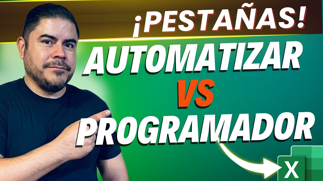 Ficha Automatizar VS Programador en Excel: La Gu&iacute;a Definitiva