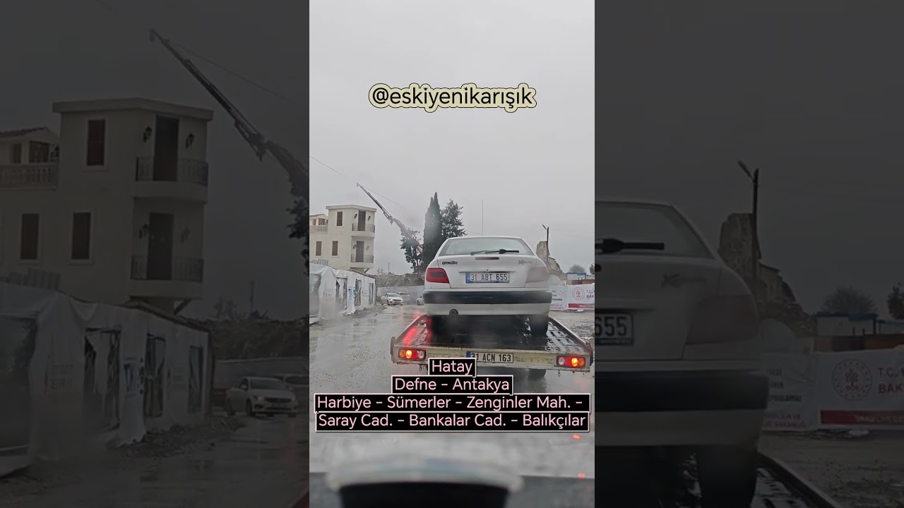 Hatay İli Defne - Antakya, Harbiye - Sümerler - Zenginler Mah. - Saray Cad. - Köprübaşı - Bankalar C