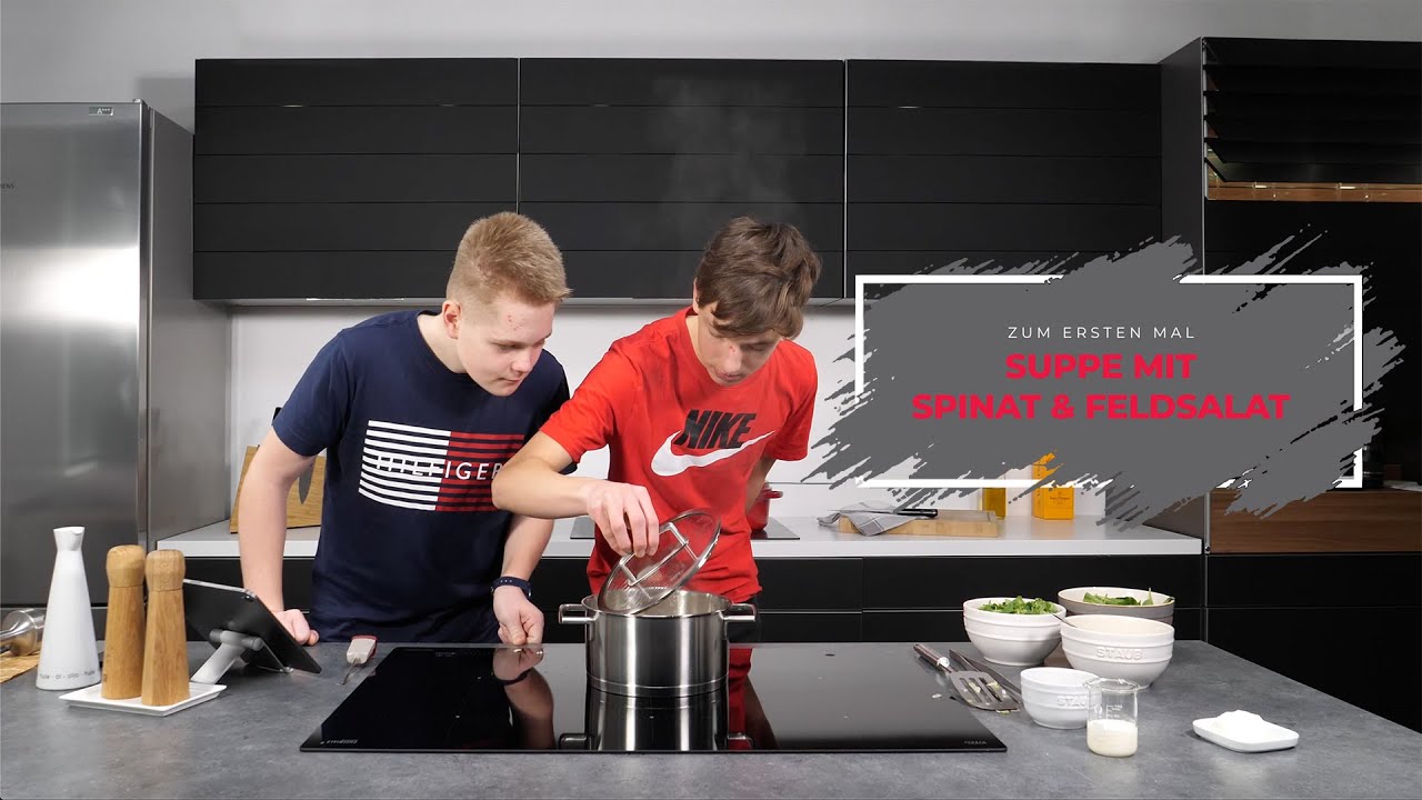 Teenager kochen mit dem Cuciniale Kochsystem