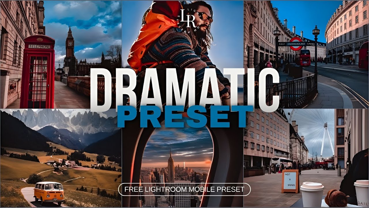 2024 Dramatic Presets - Free Lightroom Mobile Presets DNG | Dramatic Lightroom Presets