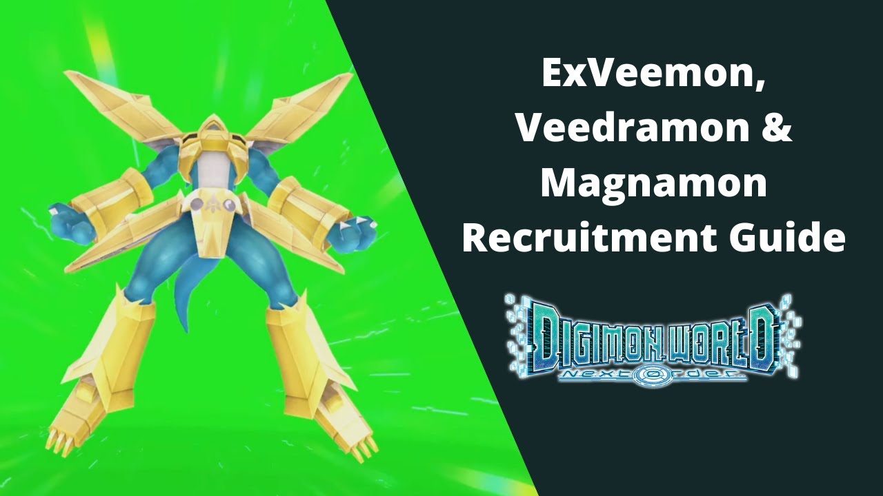 ExVeemon, Veedramon & Magnamon Recruitment Guide - Digimon World Next Order - 100% Walkthrough 74