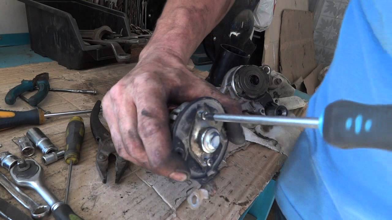 ремонт стартера Peugeot 107.