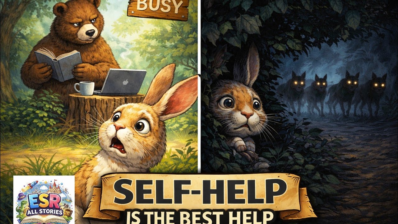 Self-Help is the Best Help,​#The Brave Little Rabbit#8th Class English#moralstories# kids stories.