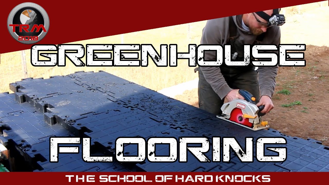 PORT-A-FLOOR MAX - Easily Reconfigurable GREENHOUSE FLOORING?