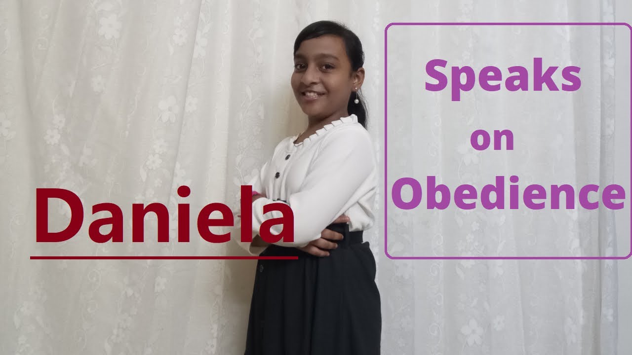 Speech on Obedience | Daniela B. Peter | Elocution Competition |