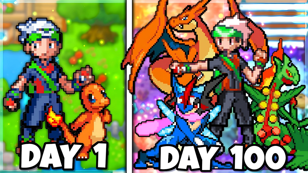 I Played Pokemon Lost Artifact For 100 Days| Pokemon 100 DAYS