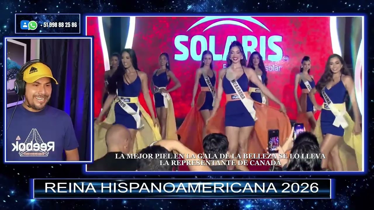 CANADÁ GANÓ EL PREMIO A LA MEJOR PIEL DE LA GALA DE LA BELLEZA EN REINA HISPANOAMERICANA 2026