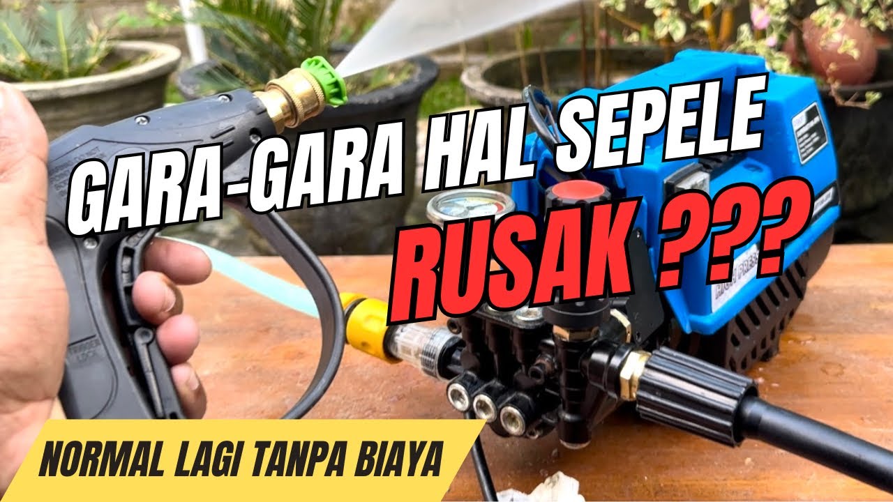 Mesin Jet Cleaner Rusak ??? Langsung normal tanpa modal 🤣🤣🤣