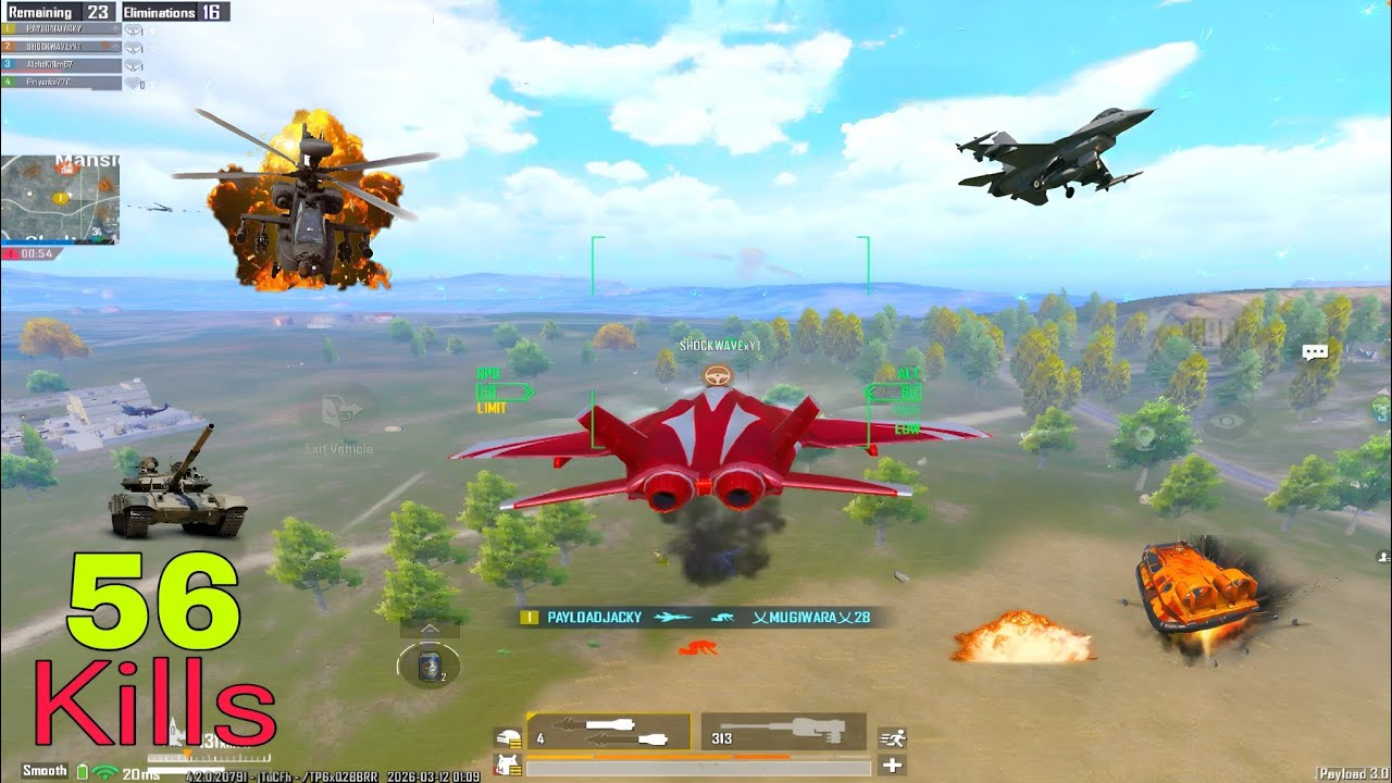 😱Hovercraft Vs Tank Fight Face to Face 🔥 Destroyed The Tank With M202 ☠️ Payload 3.0 |