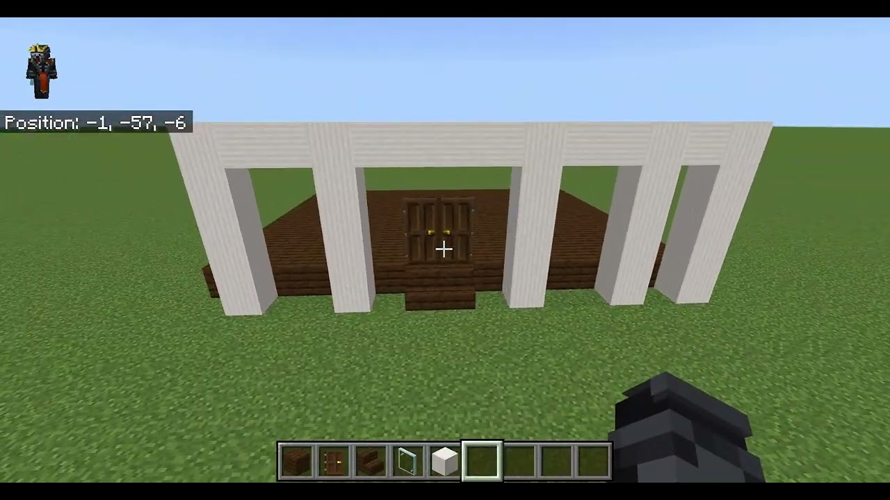 This is me building my Minecraft Base