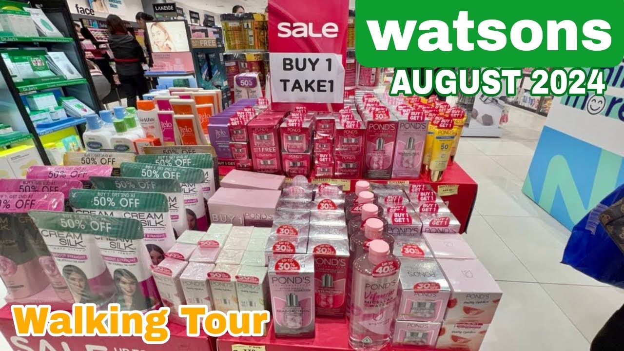 WATSONS | BUY 1 TAKE 1 | AUGUST 2024 | Walking Tour | SM CITY | #Len TV Vlog
