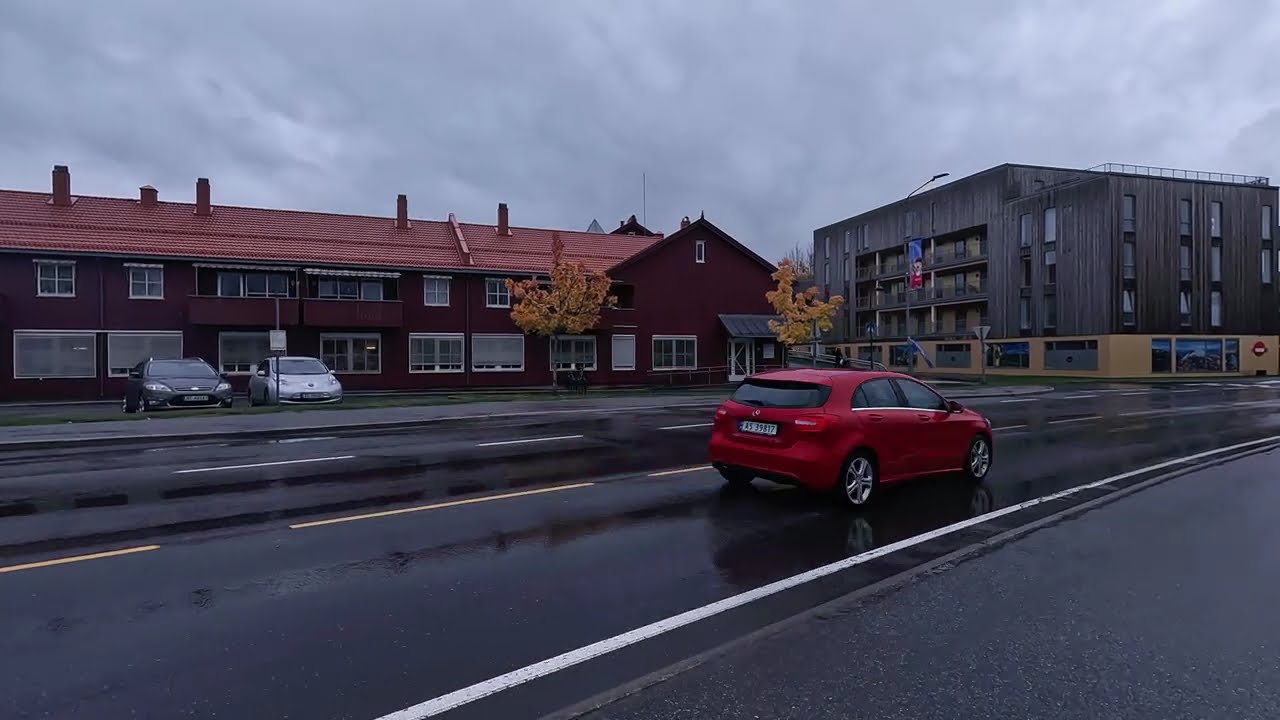 Bo, Nome Telemark Norway country side Villages and towns|Bo Town Part 01 |Rain walk