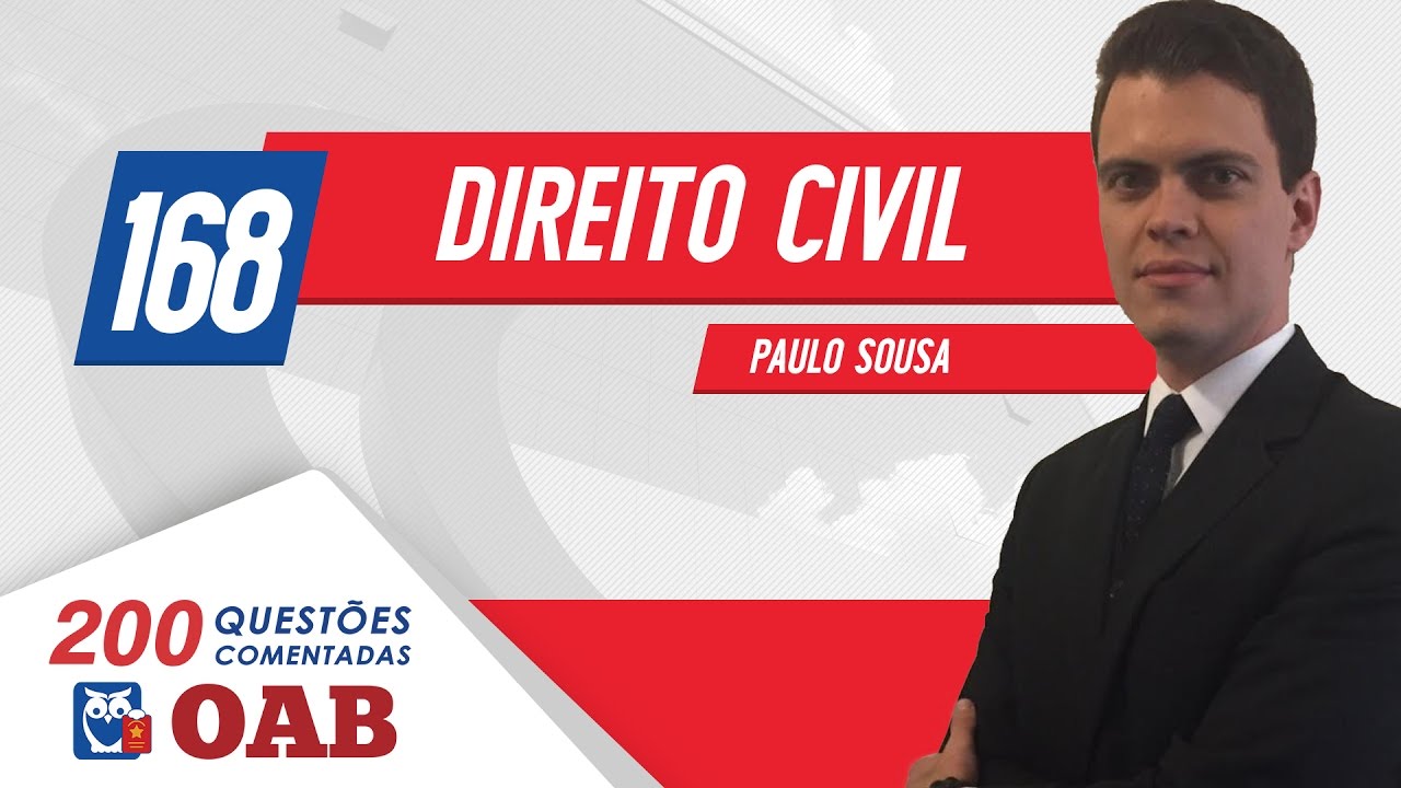 OAB - 200 Questões Comentadas | 168. Direito Civil - Sucessão Testamentária