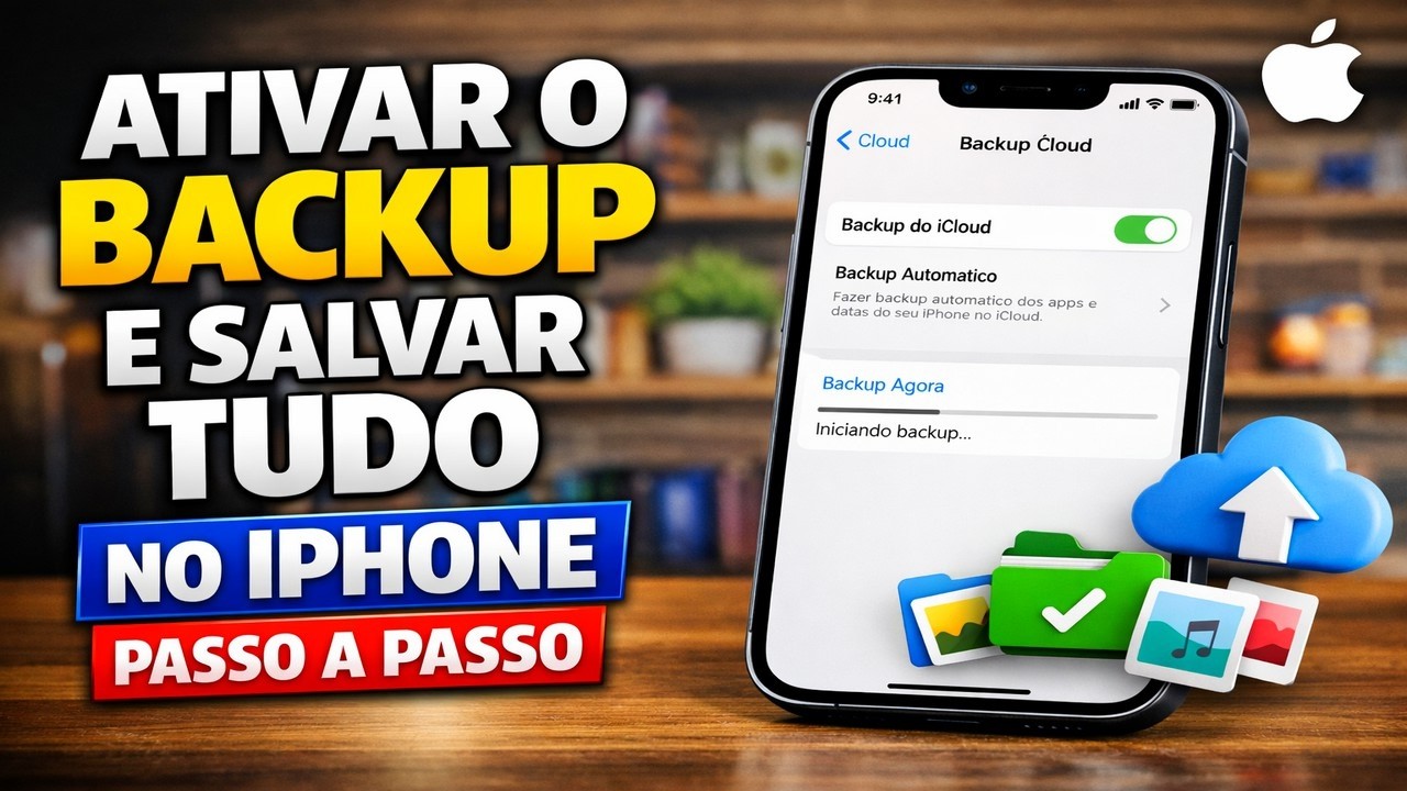 ░ Ativar o Backup e Salvar Tudo no iPhone Passo a Passo