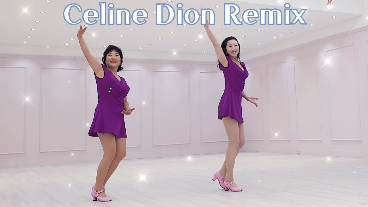 [예주쌤라인댄스] Celine Dion Remix Line Dance 셀린디온 리믹스 초급 라인댄스