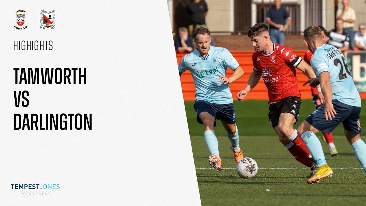 Tamworth 4-0 Darlington - National League North - 2023/24