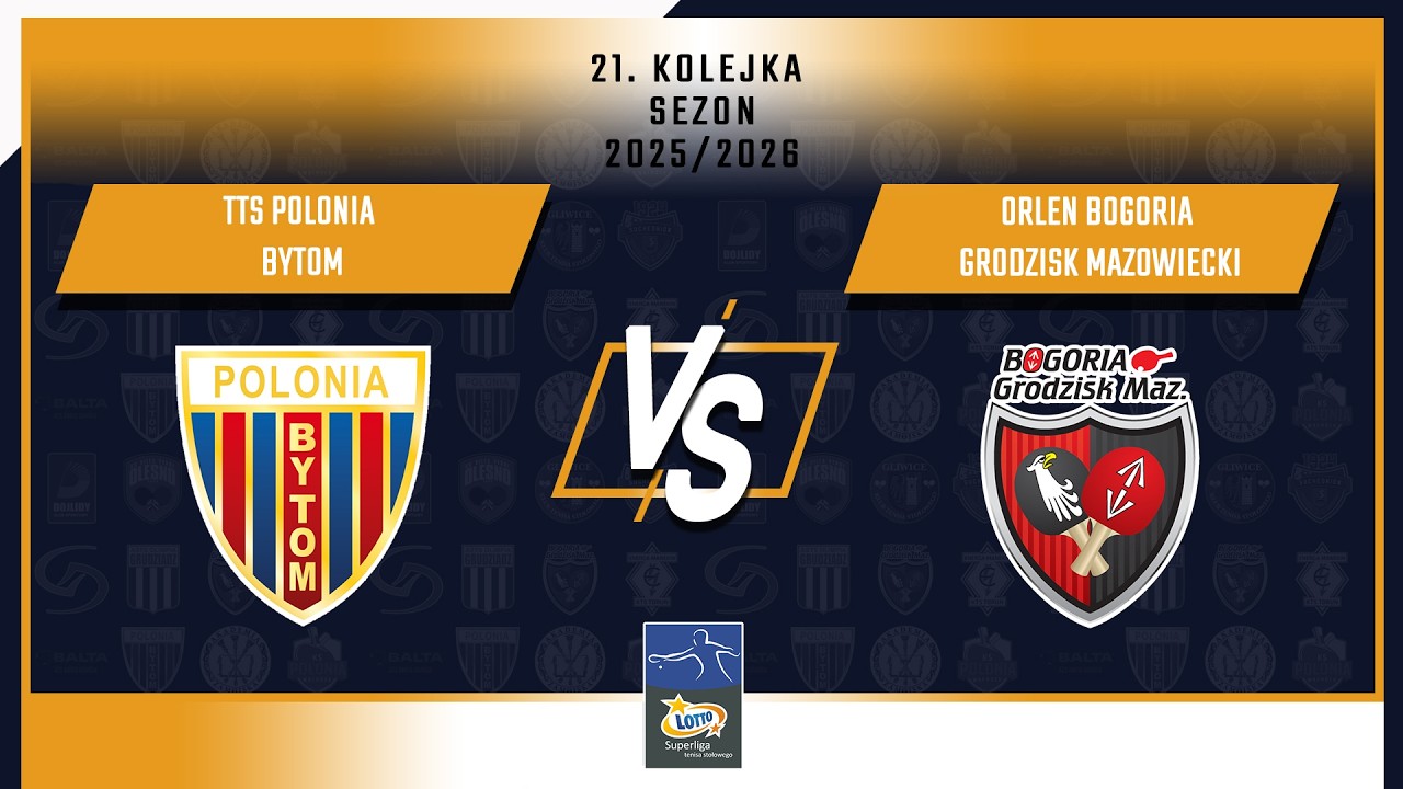 21. Kolejka LOTTO Superligi - TTS Polonia Bytom vs ORLEN Bogoria Grodzisk Mazowiecki