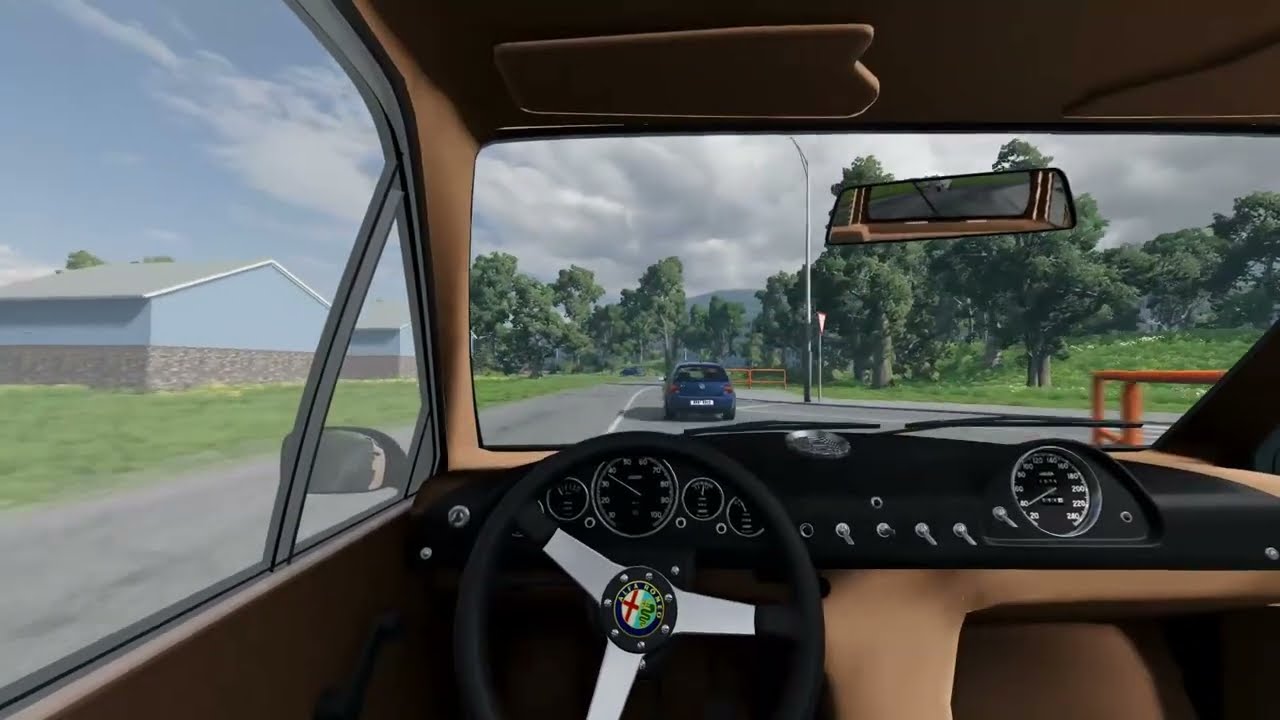 Alfa Romeo Z33 Tempo Libero 1984 - POV BeamNG.drive | Steering Wheel Gameplay