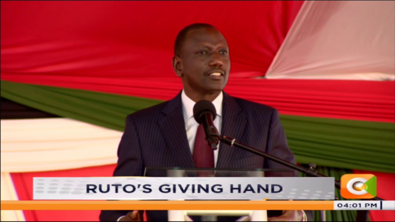 Deputy President William Ruto defends church contributions