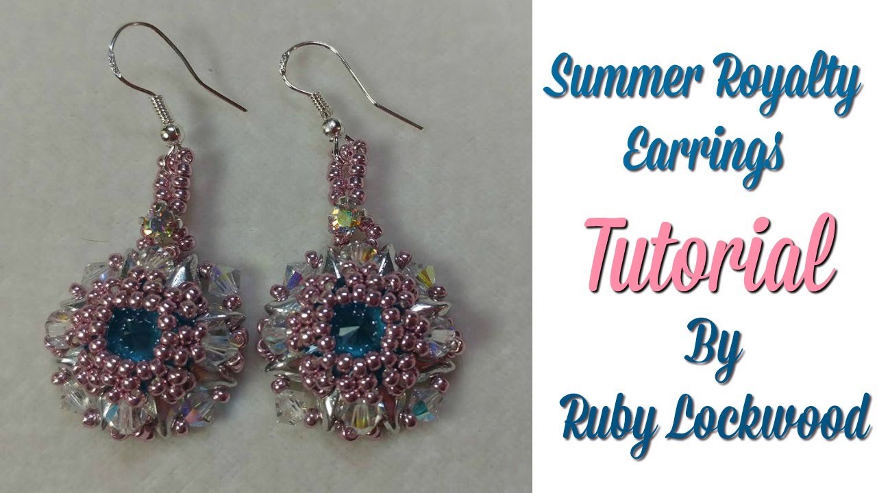 (Tutorial) Summer Royalty Earrings ( Video 194)