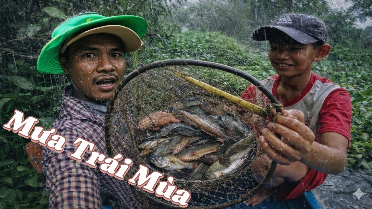 Trúng Đậm Sau Cơn Mưa Trái Mùa – Một Đêm Mà Lờ Cá Đầy Không Tin Nổi! ( Tập 30 ) |HảoMol vlog 