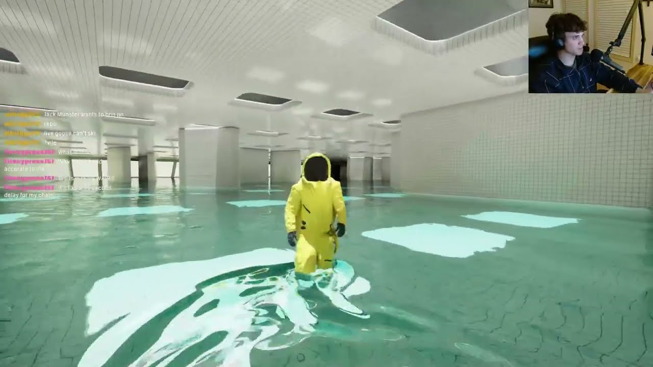 Water maze level. Backrooms escape.