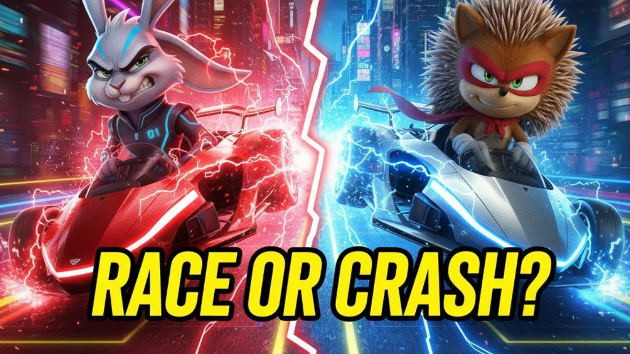 Rolo vs Blaze Ultimate Cyber Speed|Rolo & Luna Tales | Kids 3D Animation