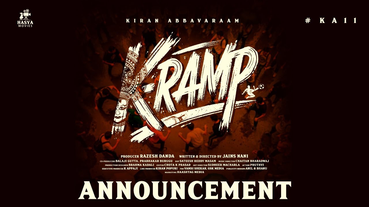 K-RAMP Announcement | Kiran Abbavaraam | Yukti Thareja | Jains Nani | Razesh Danda | Hasya Movies