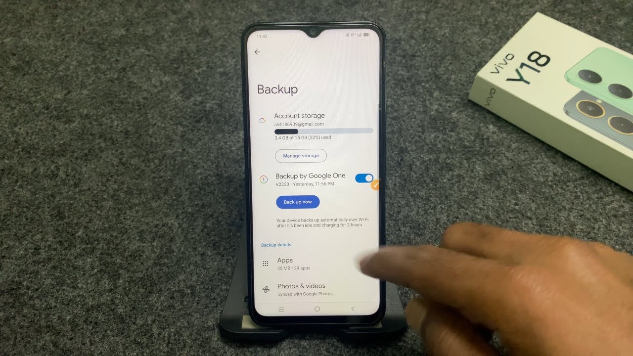 VIVO Y18 me Phone ka backup kaise len || How to Manage Backup Settings: Backup Your VIVO Y18