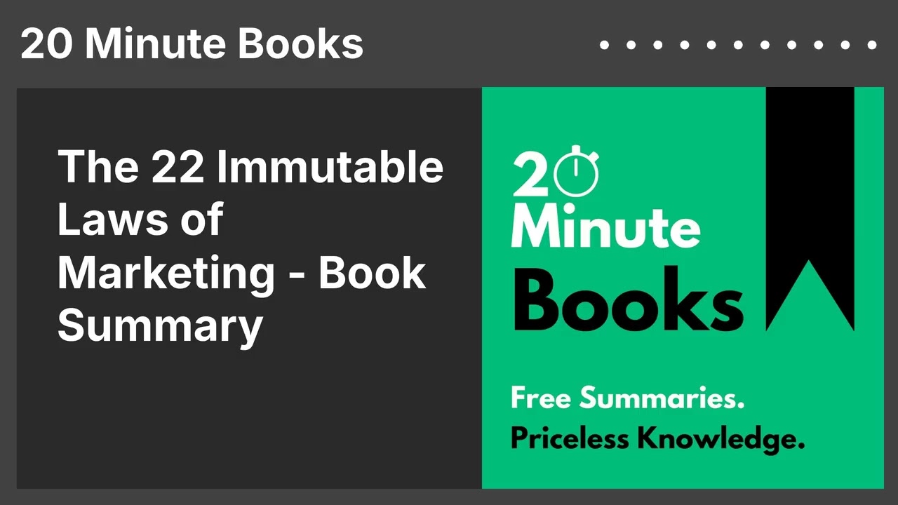 The 22 Immutable Laws of Marketing - Book Summary