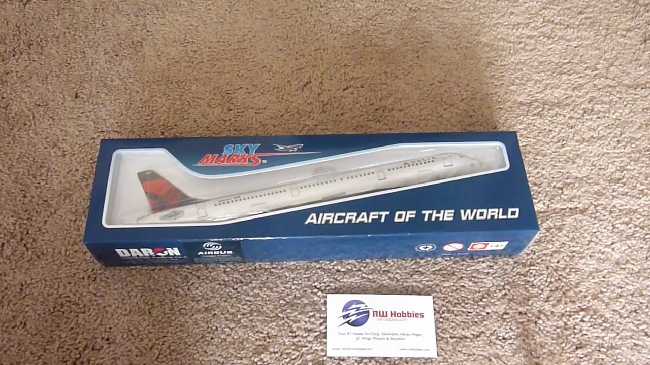 Unboxing: Skymarks SKR878 Delta Airbus A321 Model Plane  rwhobbies