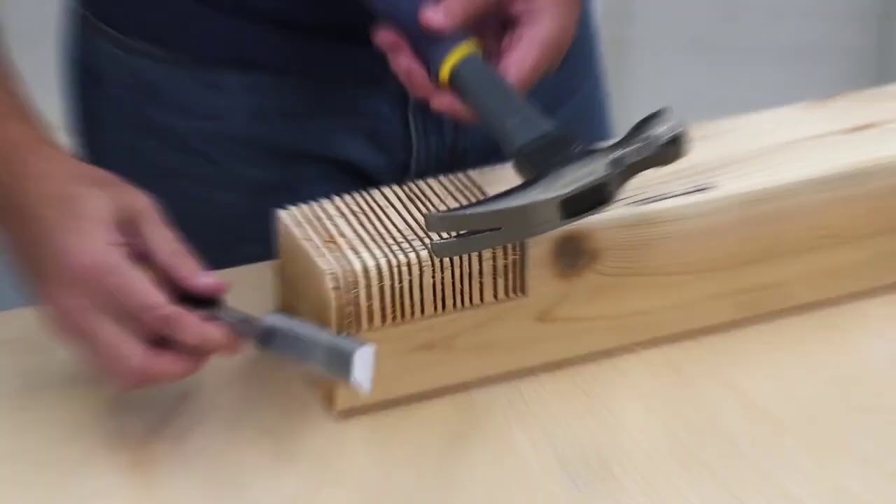 How To Cut a Wide Notch Using Simple Tools