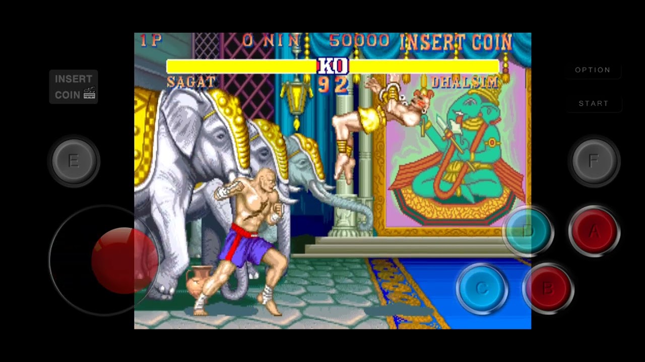 STREETH FİGHTER SAGAT VS DHALSIM