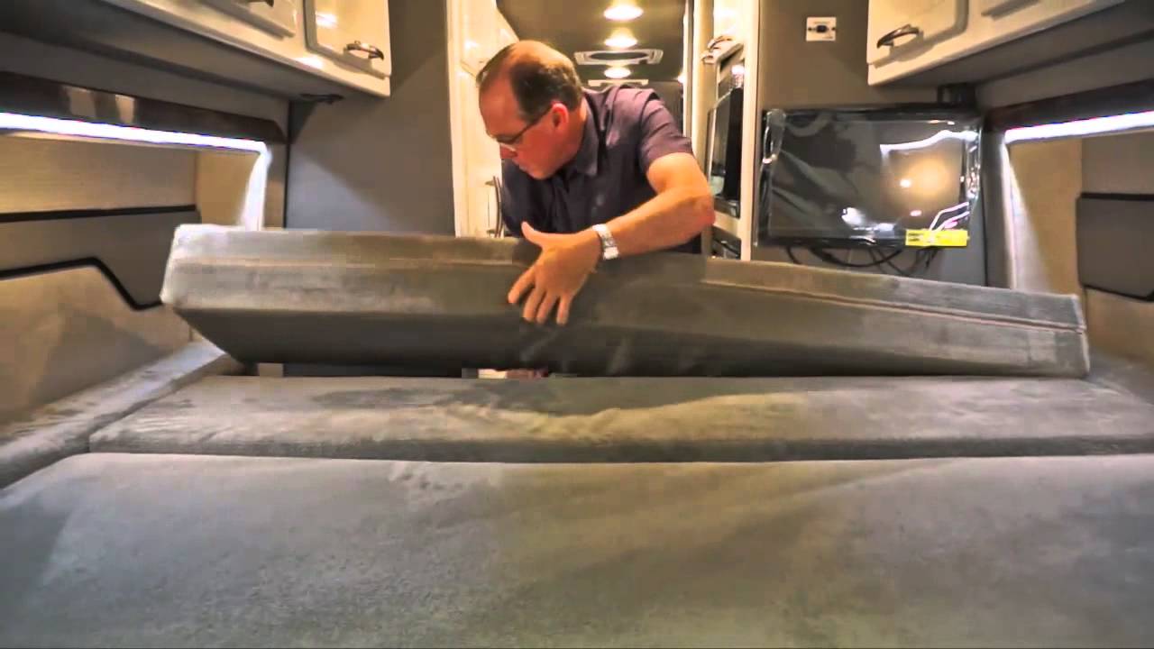 2016 Avion Azur Class B Motorhome King Bed instruction demo