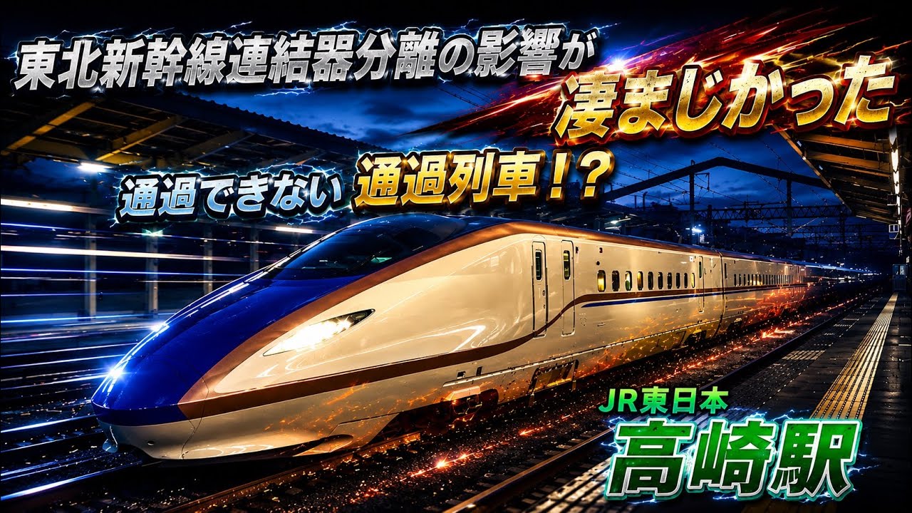 【ダイヤ大崩壊】大幅遅れが続く中、高崎駅では...