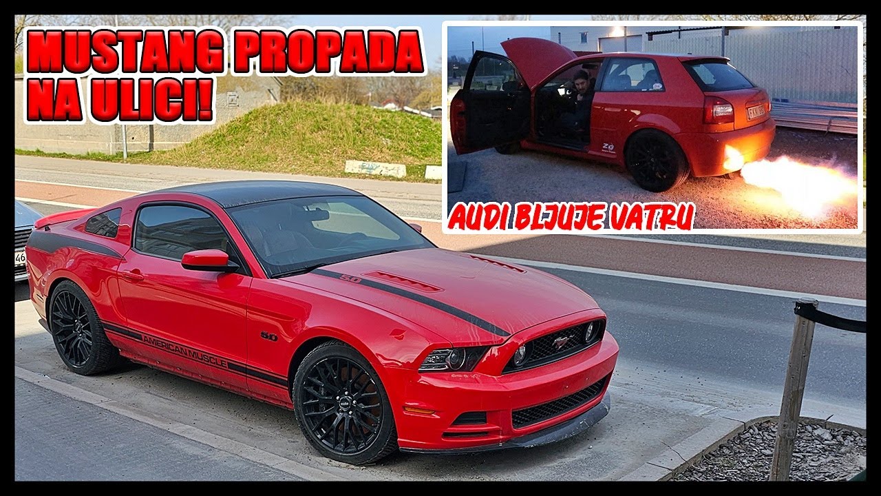 NAPUŠTENA AUTA U DANSKOJ - ISPALJIVANJE AUDI-A OD 600KS!