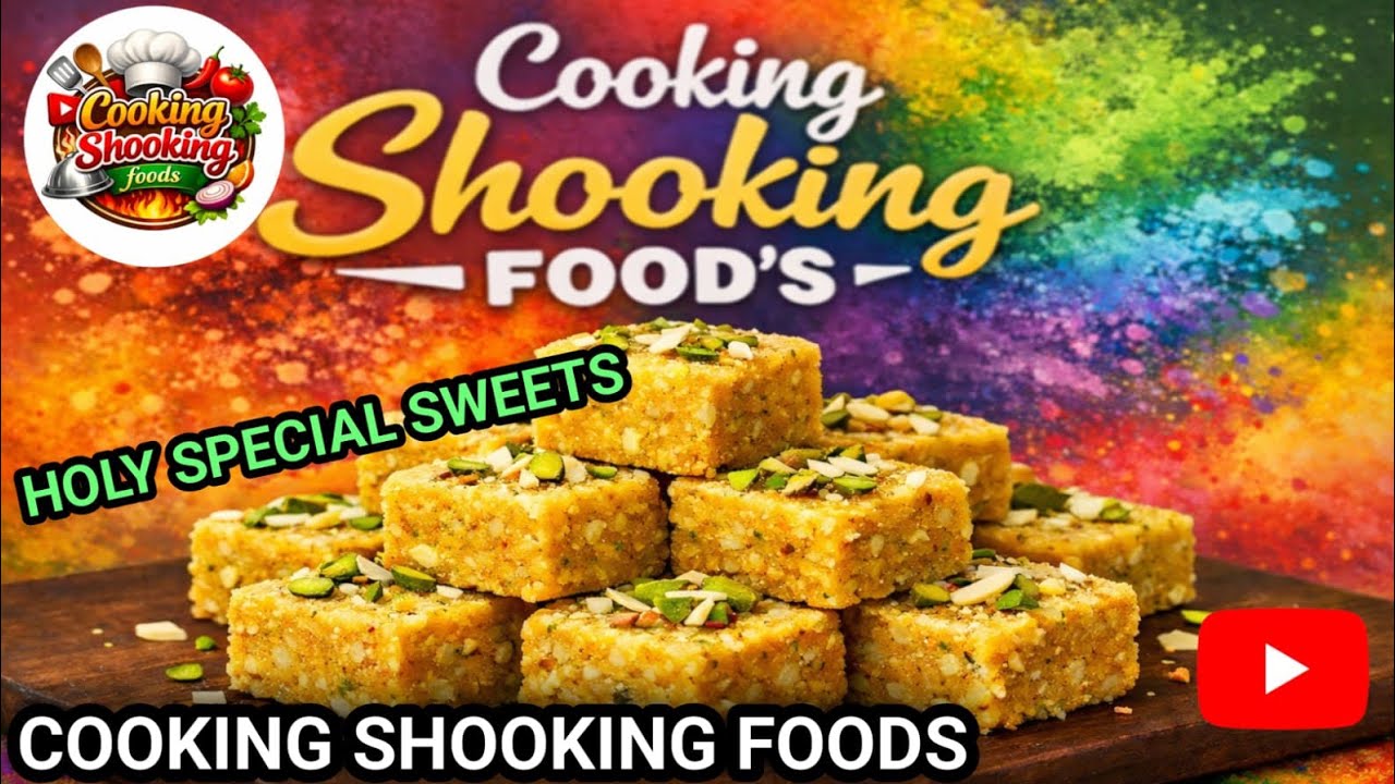 Holi Special Mung Dal Barfi Recipe | Halwai Style Mithai | Cooking Shoooking Foods